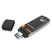 WAVLINK WN688A3D Adattatore di rete wireless dual band AC1300 Dongle WiFi USB 3.0 portatile, WN688A3D