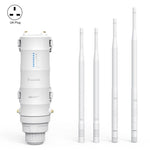 Router WAVLINK WN572HE4D AC1200 4G LTE WiFi Dual Band 4 antenne rimovibili, US Plug, UK Plug, AU Plug, EU Plug