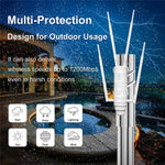 Router WAVLINK WN572HE4D AC1200 4G LTE WiFi Dual Band 4 antenne rimovibili, US Plug, UK Plug, AU Plug, EU Plug