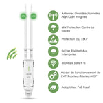 WAVLINK WN570HN2 Router da esterno 300Mbps con modalità WAN/AP/ripetitore alimentato PoE, US Plug, UK Plug, EU Plug, AU Plug