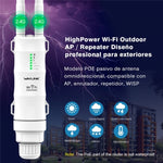 WAVLINK WN570HN2 Router da esterno 300Mbps con modalità WAN/AP/ripetitore alimentato PoE, US Plug, UK Plug, EU Plug, AU Plug