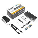 WAVLINK UTD21H Convertitore hub 4K Dual DisplayPort 11 in 1 Docking station Thunderbolt 3, US Plug, UK Plug, EU Plug, AU Plug