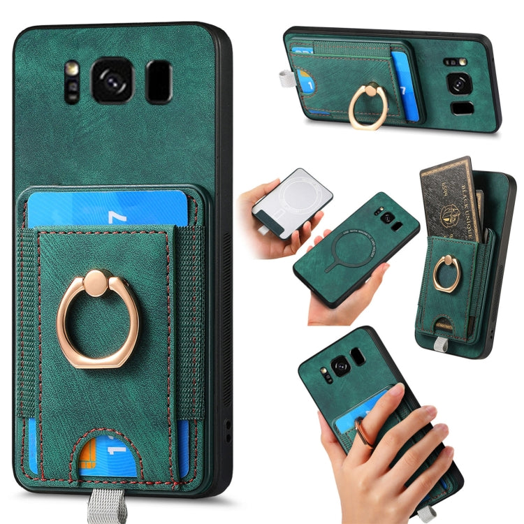 Custodia per telefono in pelle con borsa magnetica retrò divisibile, For Samsung Galaxy A51, For Samsung Galaxy Note9, For Samsung Galaxy S8, For Samsung Galaxy A23