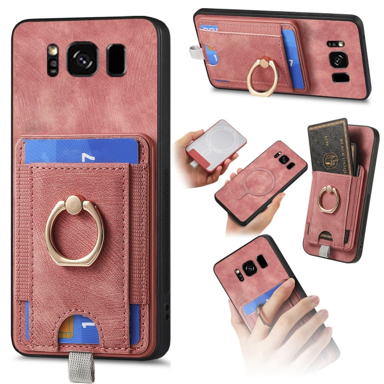 Custodia per telefono in pelle con borsa magnetica retrò divisibile, For Samsung Galaxy A51, For Samsung Galaxy Note9, For Samsung Galaxy S8, For Samsung Galaxy A23