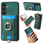 Custodia per telefono in pelle con borsa magnetica retrò divisibile, For Samsung Galaxy A05s, For Samsung Galaxy S23 FE 5G, For Samsung Galaxy M14, For Samsung Galaxy A24