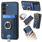 Custodia per telefono in pelle con borsa magnetica retrò divisibile, For Samsung Galaxy S24 Ultra 5G, For Samsung Galaxy S24+ 5G, For Samsung Galaxy S24 5G, For Samsung Galaxy A05