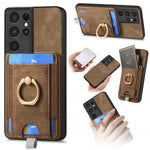 Custodia per telefono in pelle con borsa magnetica retrò divisibile, For Samsung Galaxy S24 Ultra 5G, For Samsung Galaxy S24+ 5G, For Samsung Galaxy S24 5G, For Samsung Galaxy A05