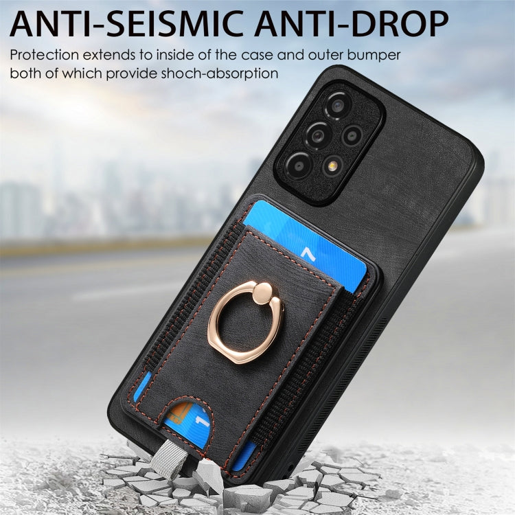 Custodia per telefono in pelle con borsa magnetica retrò divisibile, For Samsung Galaxy A05s, For Samsung Galaxy S23 FE 5G, For Samsung Galaxy M14, For Samsung Galaxy A24