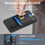 Custodia per telefono in pelle con borsa magnetica retrò divisibile, For Samsung Galaxy A05s, For Samsung Galaxy S23 FE 5G, For Samsung Galaxy M14, For Samsung Galaxy A24