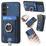Custodia per telefono in pelle con borsa magnetica retrò divisibile, For Samsung Galaxy A05s, For Samsung Galaxy S23 FE 5G, For Samsung Galaxy M14, For Samsung Galaxy A24