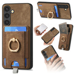 Custodia per telefono in pelle con borsa magnetica retrò divisibile, For Samsung Galaxy A05s, For Samsung Galaxy S23 FE 5G, For Samsung Galaxy M14, For Samsung Galaxy A24