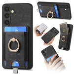 Custodia per telefono in pelle con borsa magnetica retrò divisibile, For Samsung Galaxy A05s, For Samsung Galaxy S23 FE 5G, For Samsung Galaxy M14, For Samsung Galaxy A24
