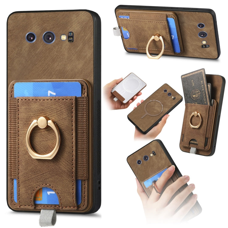 Custodia per telefono in pelle con borsa magnetica retrò divisibile, For Samsung Galaxy A51, For Samsung Galaxy Note9, For Samsung Galaxy S8, For Samsung Galaxy A23