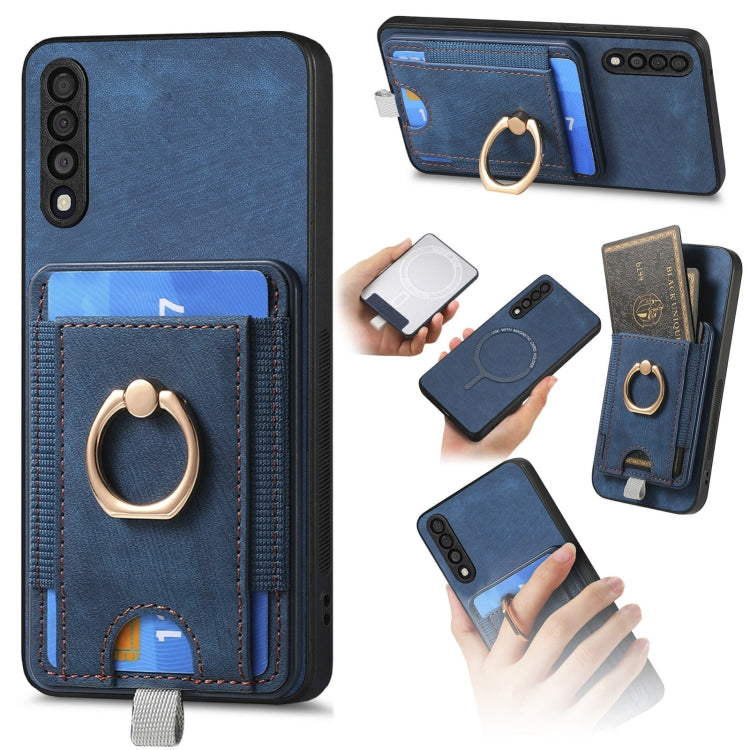 Custodia per telefono in pelle con borsa magnetica retrò divisibile, For Samsung Galaxy A70 / A70s, For Samsung Galaxy A30 / A20/ M10s, For Samsung Galaxy A50 / A50s/ A30s, For Samsung Galaxy Note10