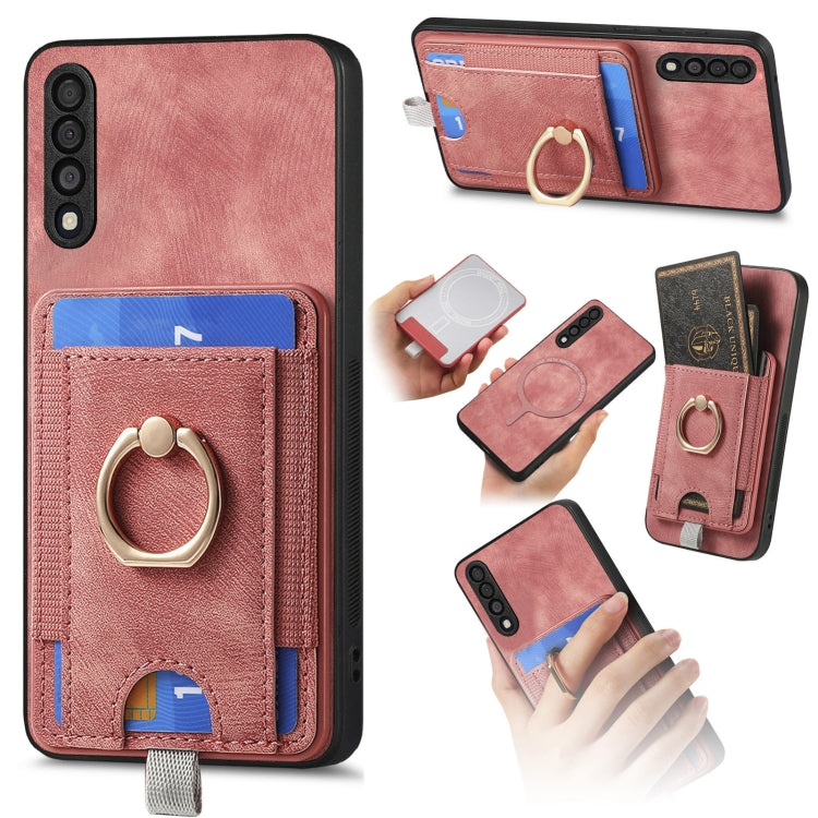 Custodia per telefono in pelle con borsa magnetica retrò divisibile, For Samsung Galaxy A70 / A70s, For Samsung Galaxy A30 / A20/ M10s, For Samsung Galaxy A50 / A50s/ A30s, For Samsung Galaxy Note10