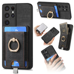 Custodia per telefono in pelle con borsa magnetica retrò divisibile, For Samsung Galaxy A36, For Samsung Galaxy S25 5G, For Samsung Galaxy S25+ 5G, For Samsung Galaxy S25 Ultra 5G