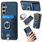 Custodia per telefono in pelle con borsa magnetica retrò divisibile, For Samsung Galaxy A57 5G, For Samsung Galaxy A37 5G, For Samsung Galaxy S25 Edge 5G, For Samsung Galaxy A56 5G