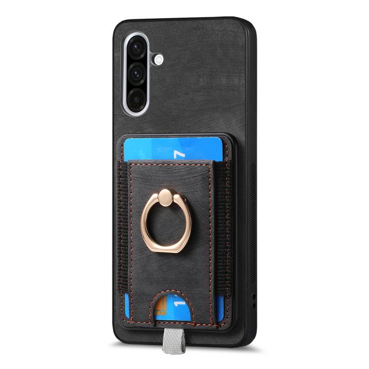 Custodia per telefono in pelle con borsa magnetica retrò divisibile, For Samsung Galaxy A36, For Samsung Galaxy S25 5G, For Samsung Galaxy S25+ 5G, For Samsung Galaxy S25 Ultra 5G