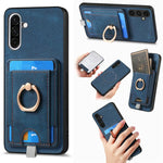 Custodia per telefono in pelle con borsa magnetica retrò divisibile, For Samsung Galaxy A36, For Samsung Galaxy S25 5G, For Samsung Galaxy S25+ 5G, For Samsung Galaxy S25 Ultra 5G