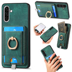 Custodia per telefono in pelle con borsa magnetica retrò divisibile, For Samsung Galaxy A36, For Samsung Galaxy S25 5G, For Samsung Galaxy S25+ 5G, For Samsung Galaxy S25 Ultra 5G