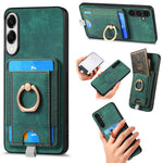 Custodia per telefono in pelle con borsa magnetica retrò divisibile, For Samsung Galaxy A57 5G, For Samsung Galaxy A37 5G, For Samsung Galaxy S25 Edge 5G, For Samsung Galaxy A56 5G