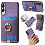 Custodia per telefono in pelle con borsa magnetica retrò divisibile, For Samsung Galaxy A57 5G, For Samsung Galaxy A37 5G, For Samsung Galaxy S25 Edge 5G, For Samsung Galaxy A56 5G
