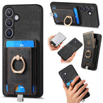 Custodia per telefono in pelle con borsa magnetica retrò divisibile, For Samsung Galaxy A57 5G, For Samsung Galaxy A37 5G, For Samsung Galaxy S25 Edge 5G, For Samsung Galaxy A56 5G