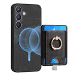 Custodia per telefono in pelle con borsa magnetica retrò divisibile, For Samsung Galaxy A57 5G, For Samsung Galaxy A37 5G, For Samsung Galaxy S25 Edge 5G, For Samsung Galaxy A56 5G