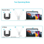 WAVLINK WN579A3 Estensore WiFi domestico Router wireless AP dual band da 1200Mbps 2,4GHz/5GHz, US Plug, UK Plug, EU Plug, AU Plug