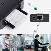 WAVLINK NU72P11 Server di stampa di rete da 100 Mbps Adattatore di alimentazione per stampante di rete USB 2.0, US Plug, UK Plug, EU Plug, AU Plug