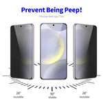 Pellicola vetro temperato privacy per Samsung Galaxy S23 FE 5G