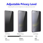Pellicola vetro temperato privacy per Samsung Galaxy S23 FE 5G