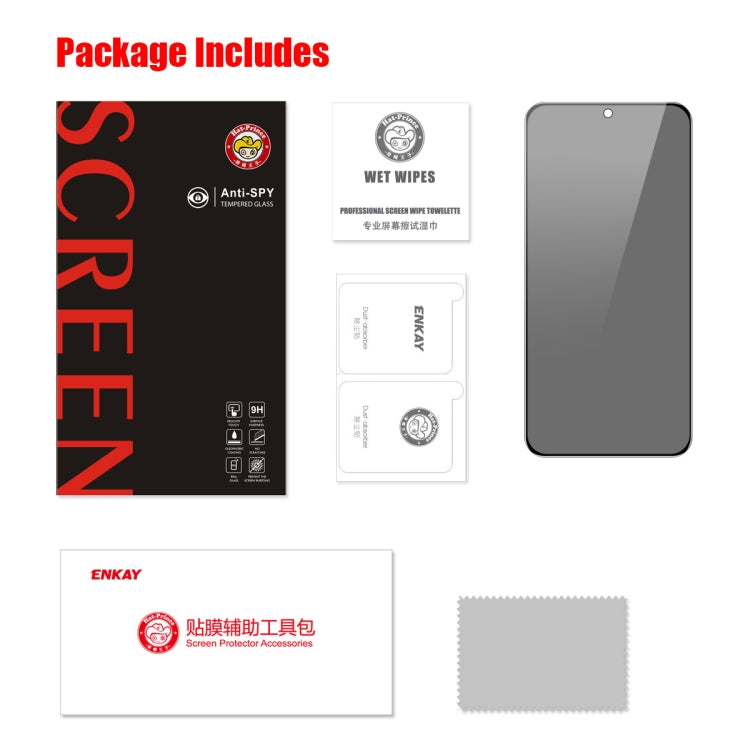 Pellicola vetro temperato privacy per Samsung Galaxy S23 FE 5G