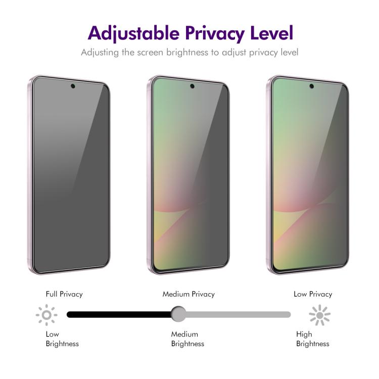 2 pellicole in vetro temperato per la privacy ENKAY Hat-Prince da 28 gradi, For Galaxy S26 FE 5G, For Galaxy S26+ 5G, For Galaxy S26 Ultra 5G, For Galaxy S26 5G, For Galaxy A27 5G, For Galaxy S25 FE 5G, For Galaxy A07 4G, For Galaxy A17 5G             ...