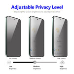 5 pellicole in vetro temperato per la privacy ENKAY Hat-Prince da 28 gradi, For Samsung Galaxy F54, For Samsung Galaxy A24 4G, For Samsung Galaxy S23+ 5G, For Samsung Galaxy S23 5G