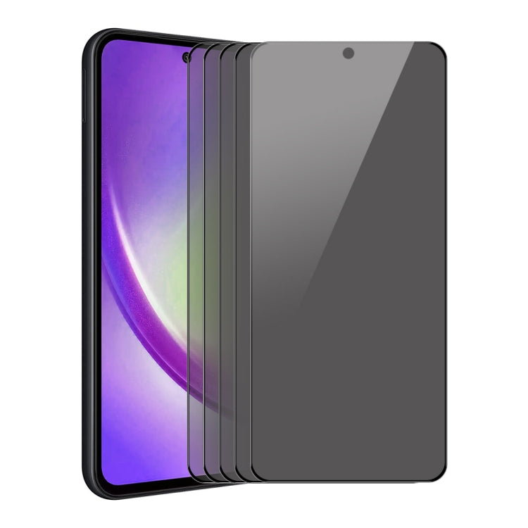 5 pellicole in vetro temperato per la privacy ENKAY Hat-Prince da 28 gradi, For Samsung Galaxy A37 / A57, For Samsung Galaxy S25 FE 5G, For Samsung Galaxy A07 4G, For Samsung Galaxy A17 5G, For Samsung Galaxy A56 5G, For Samsung Galaxy A26 5G          ...