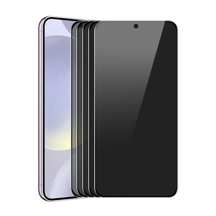 5 pellicole in vetro temperato per la privacy ENKAY Hat-Prince da 28 gradi, For Samsung Galaxy F54, For Samsung Galaxy A24 4G, For Samsung Galaxy S23+ 5G, For Samsung Galaxy S23 5G