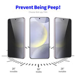 Pellicola vetro temperato privacy per Samsung Galaxy M15 e F15