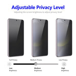Pellicola vetro temperato privacy per Samsung Galaxy M15 e F15