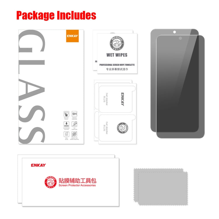 Pellicola vetro temperato privacy per Samsung Galaxy M15 e F15