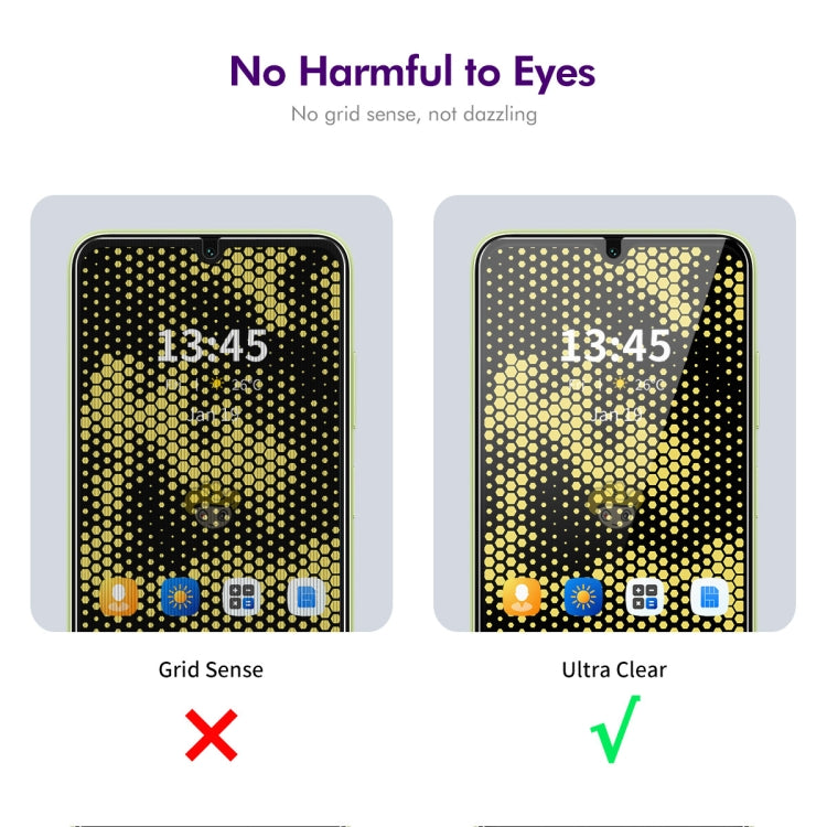 2 pellicole in vetro temperato per la privacy ENKAY Hat-Prince da 28 gradi, For Samsung Galaxy F15 / M15, For Samsung Galaxy A15 4G / 5G, For Samsung Galaxy A05 / A05s, For Samsung Galaxy F34 5G / M54 5G