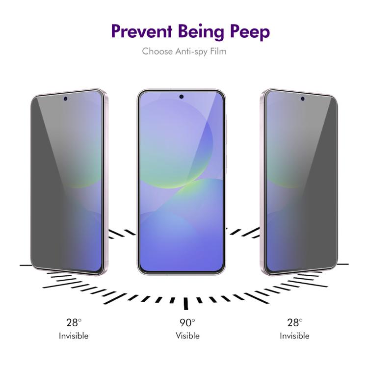 2 pellicole in vetro temperato per la privacy ENKAY Hat-Prince da 28 gradi, For Samsung Galaxy A27 5G, For Samsung Galaxy S25 FE 5G, For Samsung Galaxy A07 4G, For Samsung Galaxy A17 5G, For Samsung Galaxy A26 5G, For Samsung Galaxy A16 5G             ...