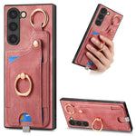 Custodia per telefono con borsa per carte ad anello in stile retrò con anello per appendere, For Samsung Galaxy A22 4G, For Samsung Galaxy A22 5G, For Samsung Galaxy S21 FE 5G, For Samsung Galaxy A32 4G