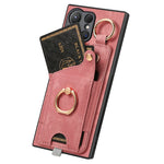 Custodia per telefono con borsa per carte ad anello in stile retrò con anello per appendere, For Samsung Galaxy A22 4G, For Samsung Galaxy A22 5G, For Samsung Galaxy S21 FE 5G, For Samsung Galaxy A32 4G