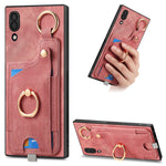 Custodia per telefono con borsa per carte ad anello in stile retrò con anello per appendere, For Samsung Galaxy Note20 Ultra, For Samsung Galaxy Note20, For Samsung Galaxy A70/A70s, For Samsung Galaxy A30/A20/M10s
