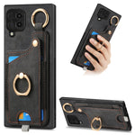 Custodia per telefono con borsa per carte ad anello in stile retrò con anello per appendere, For Samsung Galaxy M53 5G, For Samsung Galaxy M33 5G, For Samsung Galaxy A73 5G, For Samsung Galaxy A33 5G