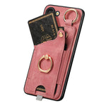 Custodia per telefono con borsa per carte ad anello in stile retrò con anello per appendere, For Samsung Galaxy A57 5G, For Samsung Galaxy A37 5G, For Samsung Galaxy S25 Edge 5G, For Samsung Galaxy A56 5G