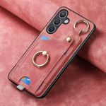 Custodia per telefono con borsa per carte ad anello in stile retrò con anello per appendere, For Samsung Galaxy A57 5G, For Samsung Galaxy A37 5G, For Samsung Galaxy S25 Edge 5G, For Samsung Galaxy A56 5G