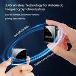 Microfono wireless lavalier doppio per iPhone