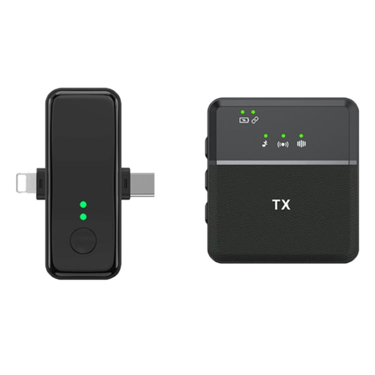 Microfono wireless con riduzione rumore e clip per collare